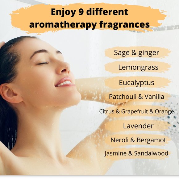 COPY - Aromatherapy Shower Steamers - Variety Pack Of 9 Shower Bombs with Essen… - Picture 2 of 4